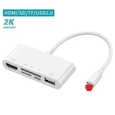 5 In 1 Multi Function Ipad To USB HDMI SD And TF Card Reader OTG Adapter • £16.19