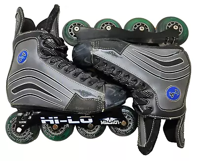 Mission C-4 Hi-Lo Inline Hockey Skates Roller Blades MENS Size 7D Gray • $59.95