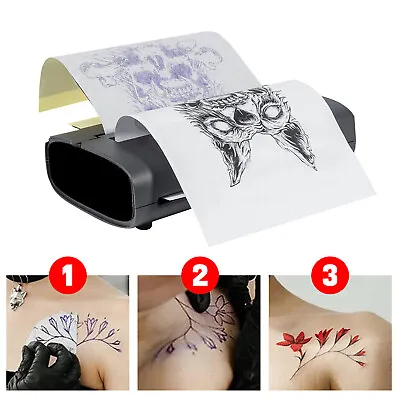 £18.98 • Buy Tattoo Thermal Stencil Maker Tattoo Transfer Copier Printer Machine Body Art UK