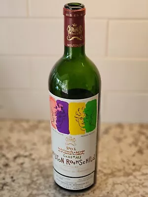 Vintage Wine Bottle Empty 2001 Mouton Rothschild Pauillac • $120