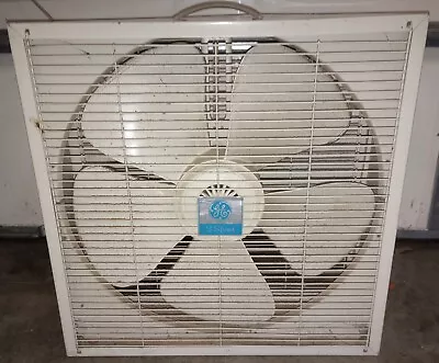 Vintage 1950's General Electric GE 22  Metal Box Fan 3 Speed 5 Blades • $49.95