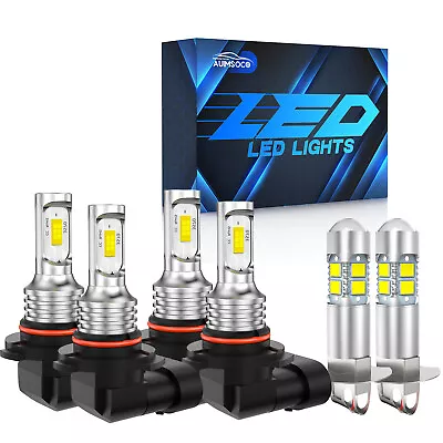 For 2004 2005 Toyota Sienna 6X LED Headlight Hi/Lo + Fog Light Bulbs Kit White • $34.99