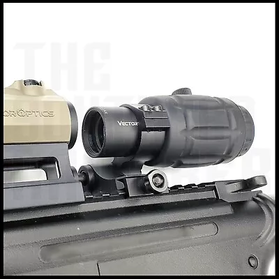 4x Tactical Magnifier Scope Riflescope With Flip To Side Mount For Red Dot Optic • $99.99