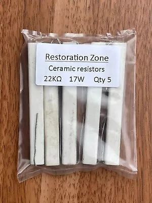 Ceramic Resistors 22K® 17W Packs Of 5 N15 • £3.95