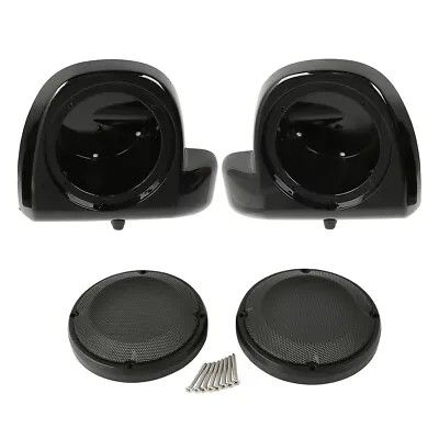 6.5  Lower Vented Fairing Speaker Pods Box Grills Fit For Harley Touring 2014-23 • $89.80