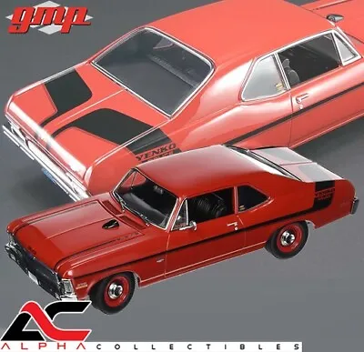 Gmp 18830 1:18 1970 Chevrolet Nova “yenko Deuce” Cranberry Red Limited Ed 600pcs • $89.95