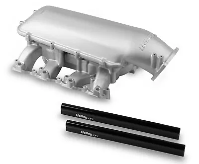 New Holley Mid-rise Intake Manifold Kitsilvergm Ls3l9292mm Top • $979.99