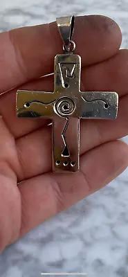 Sterling Silver 925 Large Mexican Cross • £35