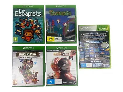 $32.01 • Buy Xbox One Video Games Bundle 4 Games With Free Xbox 360 Game Sega Collection