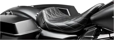 Le Pera Bare Bones Diamond Stitch Solo Seat Fits 2008-2023 Harley Touring Models • $359.10