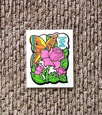 Vintage 80's Mello Smello Sniff Stickers - Glossy Rose - Great Condition/Scent • $2.50