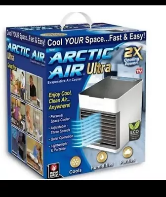 Portable Air Cooler Fan 3 In 1 Mobile Cooler & Humidifier AC Arctic Air Ultra • £14.99