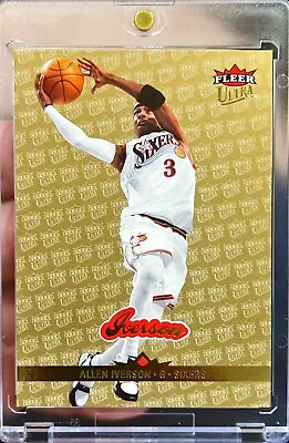 2006-07 Ultra Allen Iverson Gold Medallion Basketball Insert Card #123 Sixers • $29.99