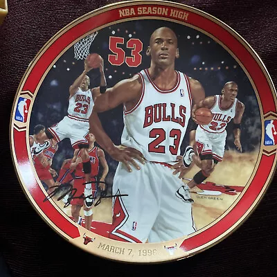 RARE MICHAEL JORDAN RETURN TO GREATNESS #6 Collector Plate Dish NBA SEASON HIGH • $74