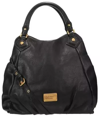 🌞marc Jacobs Classic Q Francesca Black Italian Leather Large Shoulder Tote🌺nwt • $371.99