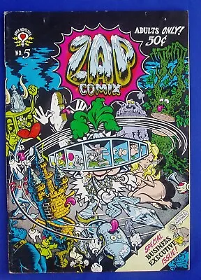 Zap 5 Underground. 50c Cover.  1st Print. USA Edition.   VG+ • £15