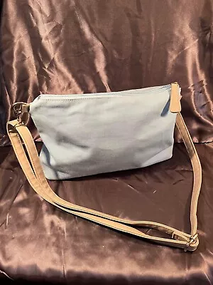 Espe Crossbody Shoulder Bag Robins Egg Blue Gray Adjustable Strap Vegan Purse • $19.13