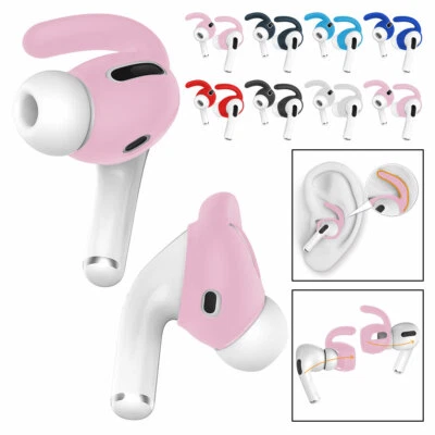 $6.95 • Buy For Apple AirPods Pro 2019 Earbuds Anti Slip Ear Hooks Tips Silicone Case Cover