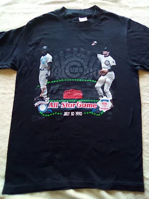 Vintage Chicago Cubs 1990 All Star Game T Shirt  Medium Salem Sportswear • $14.99