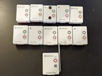 $44 • Buy X10 Powerhouse Transceiver Module Lamp Appliance Lot Of 11 Units TM751A LM465