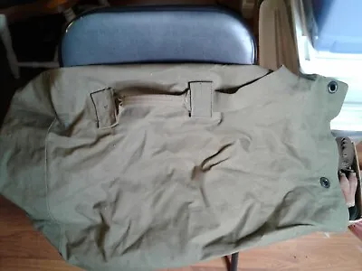 Vintage US ARMY Canvas Duffel Bag Rucksack • $15.92