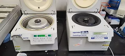 2x Eppendorf 5417R Benchtop Refrigerated Centrifuge W/2x  F45-30-11 Rotors • $1000