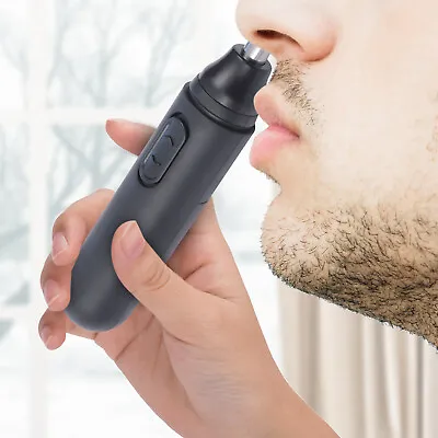 Nose Ear Hair Trimmer Face Eyebrow Mustache Beard Shaver Clipper Unisex NEW • $9.71