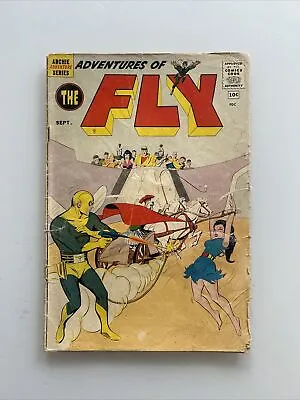 Adventures Of The Fly #8 Frankenstein Monster Gang 1st Silver Age Shield 1960 • $10