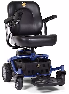 Golden LiteRider Envy Lightweight Mobility Electric Power Chair Wheelchair Blue • $1719