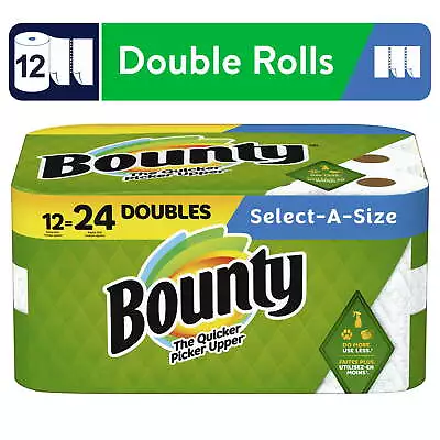 Select-a-Size Paper Towels 12 Double Rolls White • $21.08