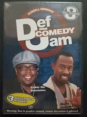 Def Comedy Jam: All Stars Vol. 8 (DVD 2001) Martin Lawrence Stand Up R1 NEW OOP • $19.99