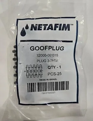 Netafim GOOFPLUG - Bag Of 25 • $9.99