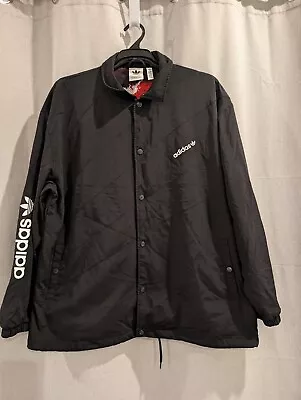 Mens ADIDAS Black Waterproof Jacket - Size Large • $40