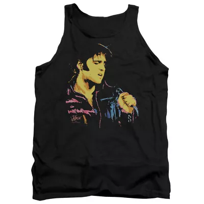 Elvis Presley Tanktop Neon Portrait Black Tank • $25.19