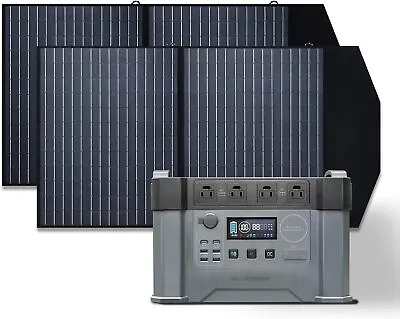 ALLPOWERS Portable Power Station 2000W Generator 2*100W Solar Panel Campinp RV • $869.42