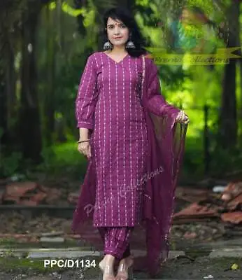 Indian Designer Wear Kurti Set Women's Bollywood Salwar Kameez Suit Clothes • $86.99