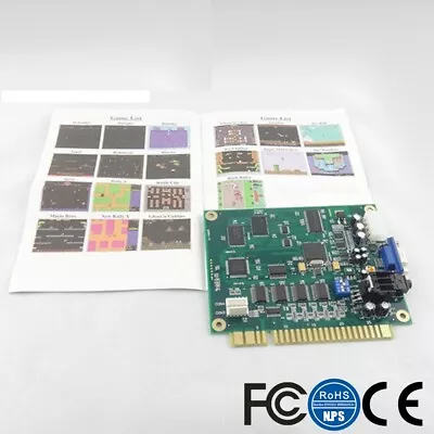 Classic Arcade Video Game 60 In 1 JAMMA Board Cga/pwb Jamma Vga Output • $35.50