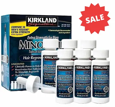 Kirkland Minoxidil 5% Extra Strength 6 Months Supply Men Hair Regrowth • $28.47