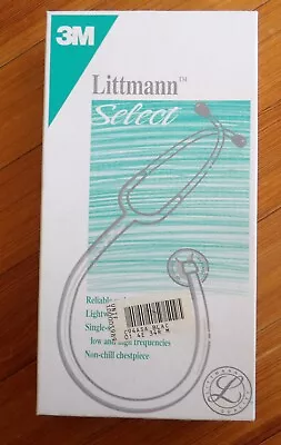 New Old Stock 3m Littmann Select Stethoscope Model 2290 Black Nice Nos • $134.89