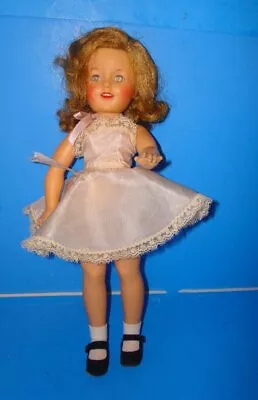 Vtg  1957 Ideal Shirley Temple Doll 12  W Original Tagged Basic Clothes Dress • $24.95