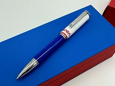 Montegrappa Atlantis Blue/white Resin Ballpoint Pen New 100% Genuine Msrp $500 • $345