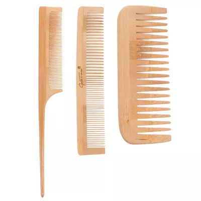  3 Pcs Home Salon Comb Mens Hair Hairbrushes For Women Barber Man Household • £10.49