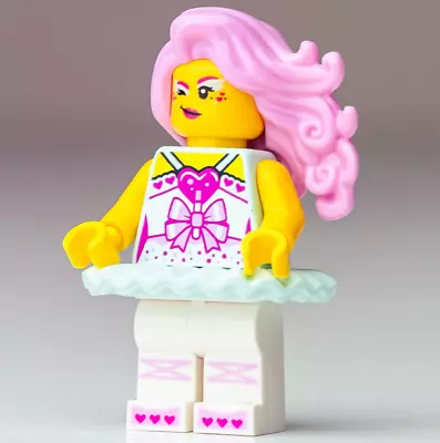 New LEGO Candy Pink Ballerina Vidiyo Minifigure: Candy Castle Stage 43111 Vid021 • $11.59