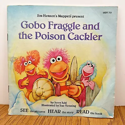 RARE Vintage Jim Hensons Muppets Gobo Fraggle Rock Poison Cackler Record Book • $18