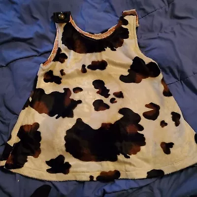 Sz 4 Matilda Jane Cow Print Jumper Dress • $19