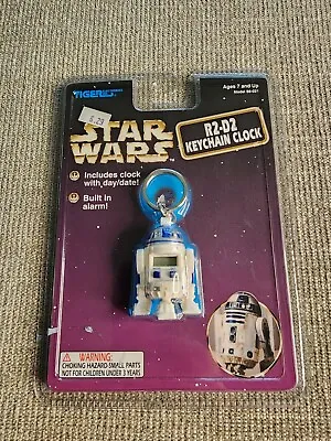 Vintage Star Wars R2-D2 Keychain Clock By Tiger Electronics 1997 Sealed • $9.99