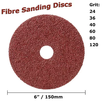 7  Resin Fibre Sanding Disc Metal Grinding Disc Aluminum Oxide For Angle Grinder • $25.16