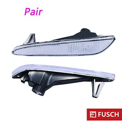 Pair Clear Bumper Side Marker Lights For 2003-2006 Mercedes Benz E-Class W211 • $20.58