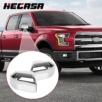For 2015-2020 Ford F150 F-150 Top Half Chrome Mirror Caps Covers Replacement Kit • $25.50