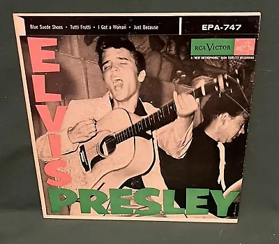 Elvis Presley RCA EPA-747 Debut S/T EP I 7S/7S Original 1956 NM RARE • $139.95